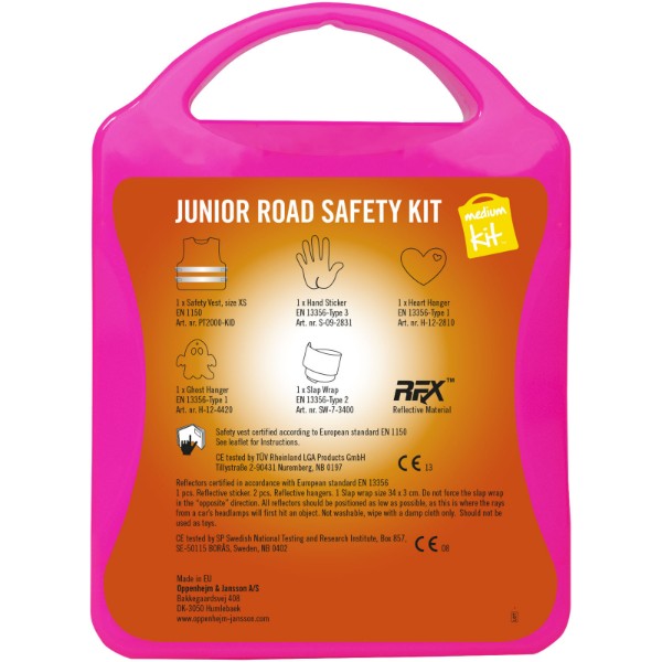 MyKit M Segurança rodoviária crianças - Magenta transparente
