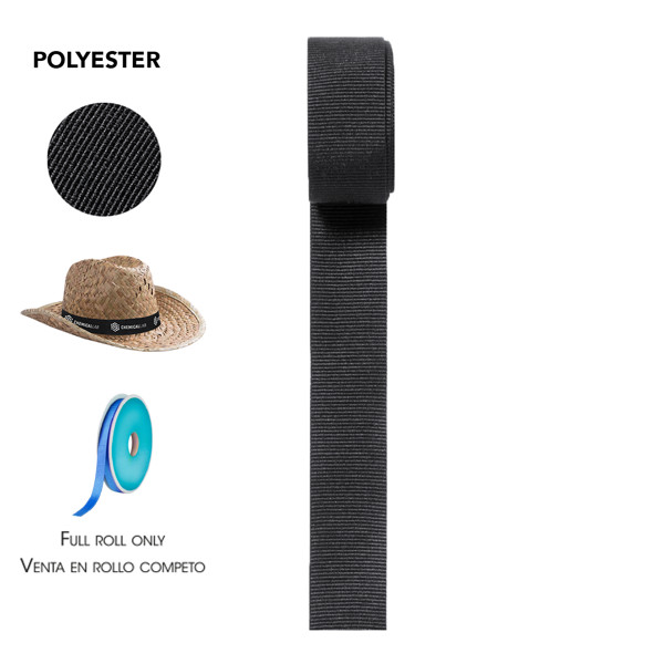 Cinta Sombrero Polyester - Blanco