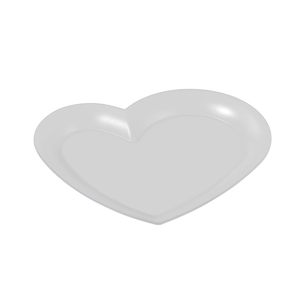 Tray "Midi-Heart" - White