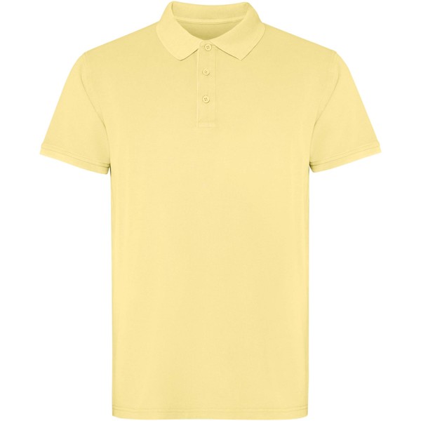 Polo unisex de manga corta "Cobain" - Amarillo / M