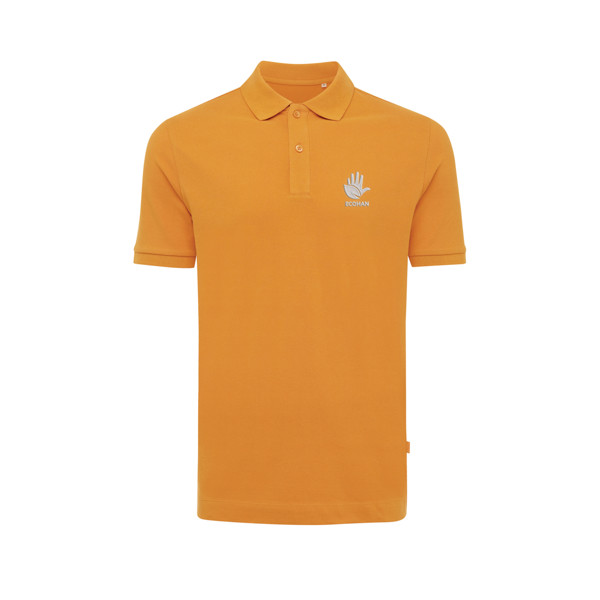 Iqoniq Yosemite Piqué-Poloshirt aus recycelter Baumwolle - Sundial Orange / XXS