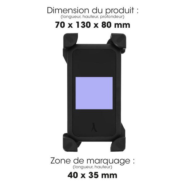 JITENSHA - SUPPORT VELO / MOTO / TROTTINETTE - SMARTPHONE JUSQU’A 6.9"
