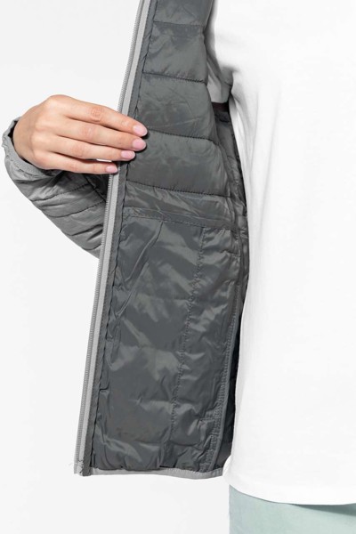 Ladies' Lightweight Hooded Padded Jacket - Light Royal Blue / L