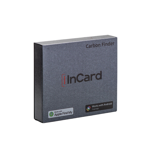 CARBON FINDER - BND553 - Système de suivi double pour Apple et Android, au format carte de crédit