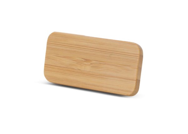 Badge af bambus med magnet