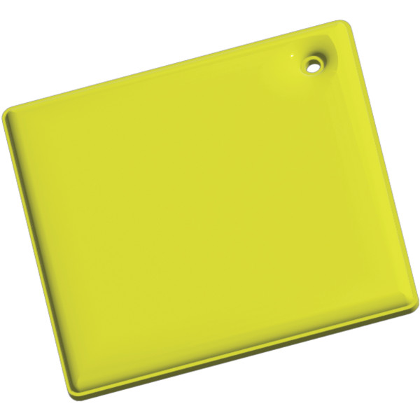 Pendente refletor de PVC em forma de diamante grande RFX™ - Amarelo neón