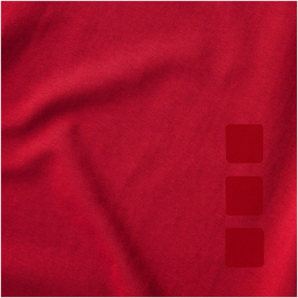 Kawartha short sleeve men's GOTS organic V-neck t-shirt - Red / L