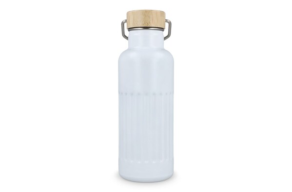 Bouteille isotherme en acier inoxydable recyclé 500 ml - Blanc