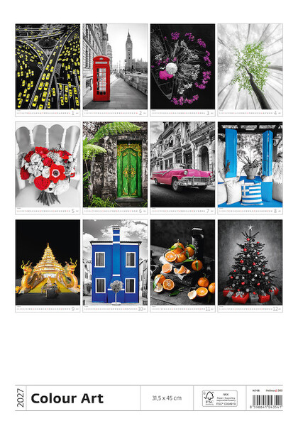 Calendar Colour Art
