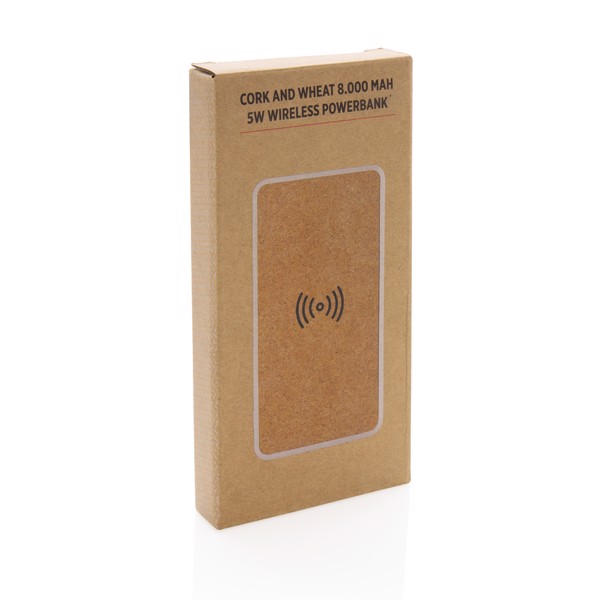 Xd Collection wireless powerbank, 8000 mAh, 5W