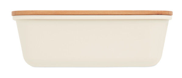 Boîte à lunch couvercle bambou Thursday - beige