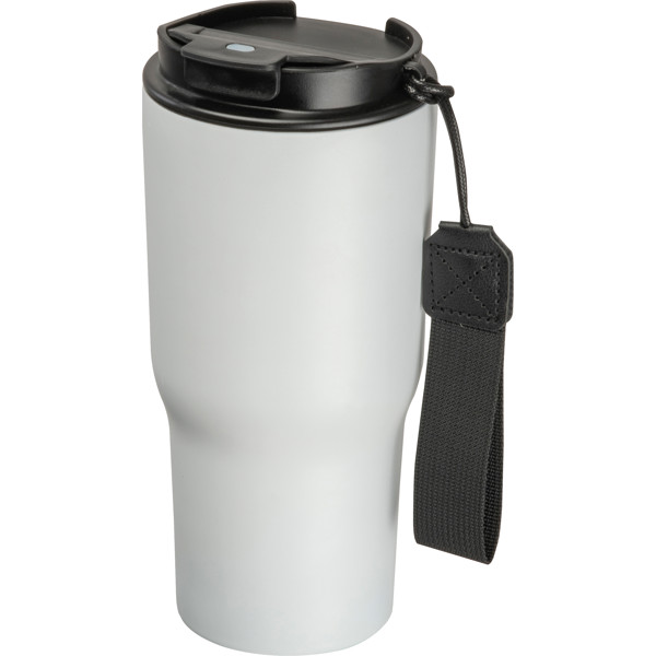 Stainless steel drinking cup, 550ml DANA - White