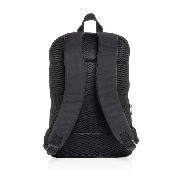 Flexpack Aware™ RPET Expandable Slim 15.6" Laptop Backpack - Black