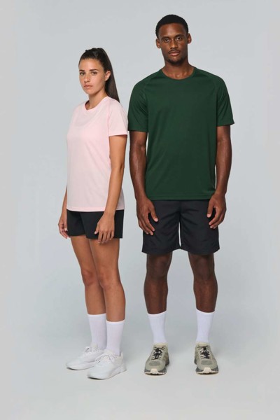 Ladies' Short-Sleeved Sports T-Shirt - White / M