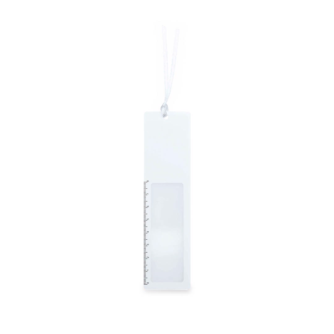 Ruler Magnifier Bookmark Okam - White