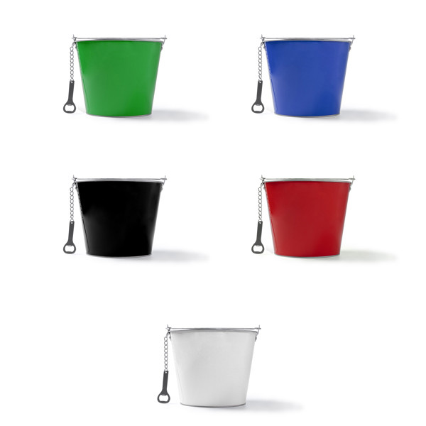 Balde Com Abre-Garrafas Lambic - BRANCO