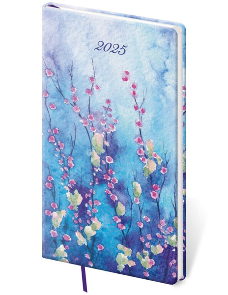 Týdenní diář Vario 2026, 80x150 - Grey design