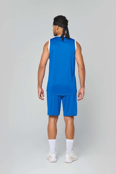 Men's Basketball Jersey - White / Black / M