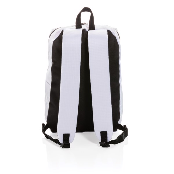 Casual backpack PVC free - White