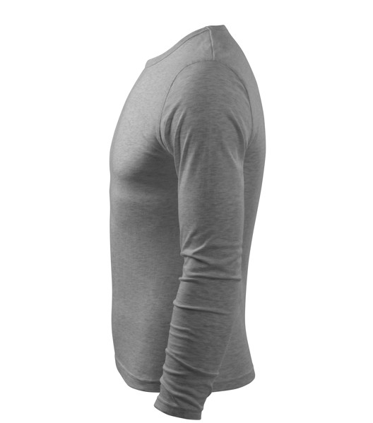 Majica Dugih Rukava Muška Malfini® Fit-T Ls - Tamno Siva Melanž / L