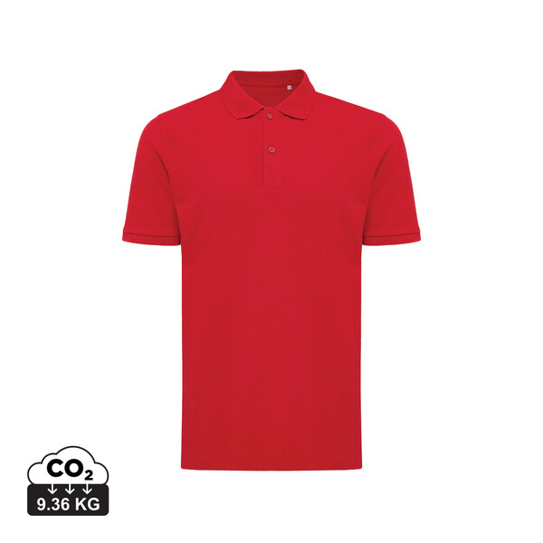 Polo tričko Iqoniq Yosemite z recykl. bavlny - Červená / M