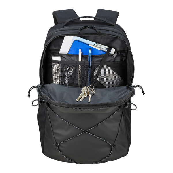 Laptop Backpack (15") In 600D Polyester - Black