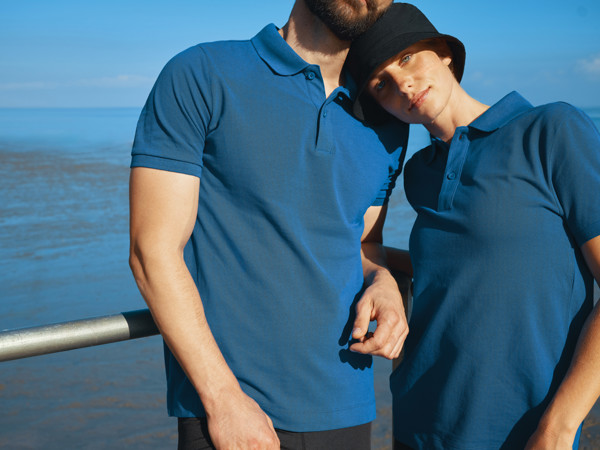 Iqoniq Yosemite polo majica, recikliran, organski bombaž, 220 g/m² - Kraljeva modra / 5XL
