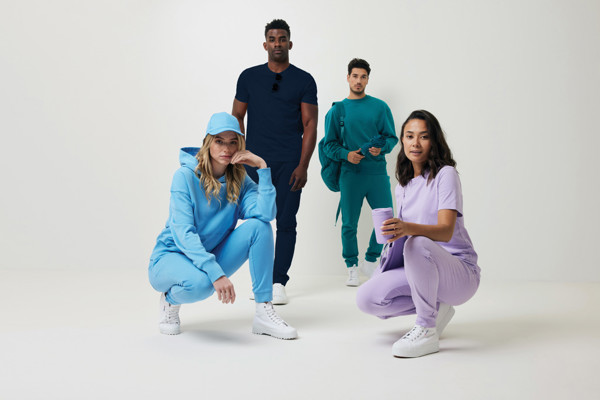 Sweat à capuche en coton recyclé Iqoniq Yoho - Verdigris / XS
