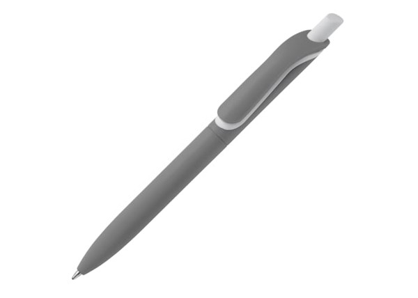 Ball pen Click-Shadow soft touch Made in Germany - Grey