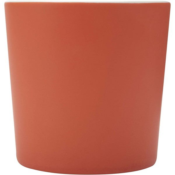 Tazza in ceramica da 370 ml con finitura opaca Cali - Arancione