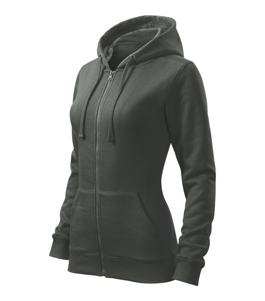 Gornji Dio Trenirke Ženski Malfini® Trendy Zipper - Tamni Škriljevac / XL