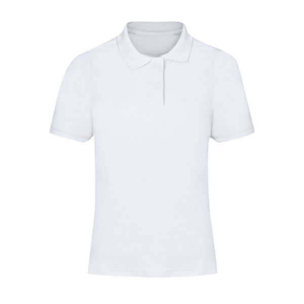 Women White Polo Shirt Charles - White / XXL