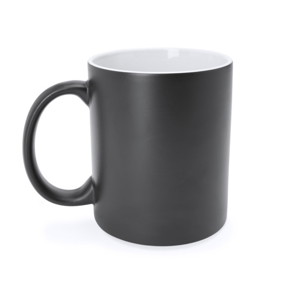 Custom magic ceramic mug 350 ml with heat-reveal effect