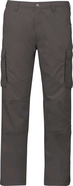 Men's Lightweight Multipocket Trousers - Light Charcoal / 50