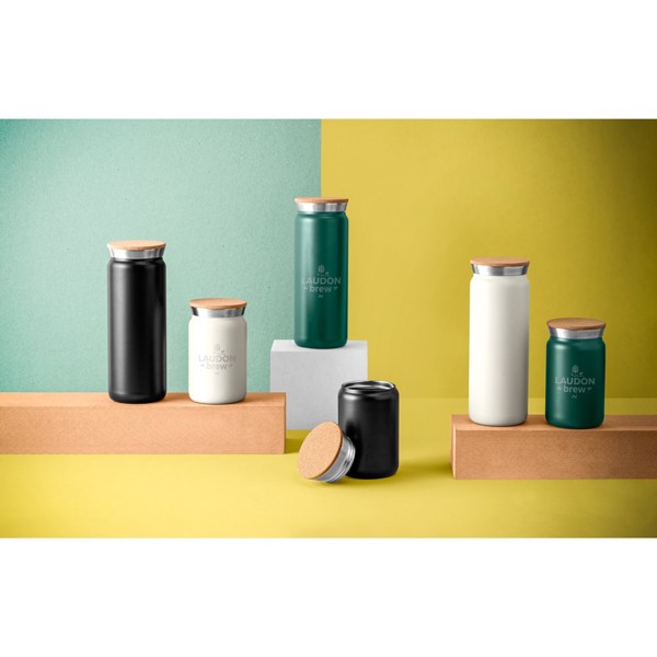 LAVINE 600. Thermos en acier inoxydable 600 ml - Vert Foncé