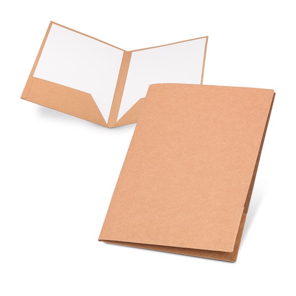 PUZO. A4 Kraft paper document folder (400 g/m²)