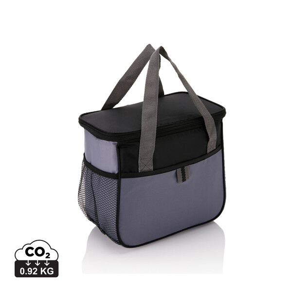 Hladilna torba Xd Collection, 210D poliester, 6L - Črna / siva