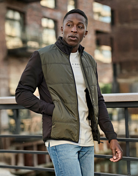 Hybrid-Stretch Jacket - Deep Green / Black / 2XL