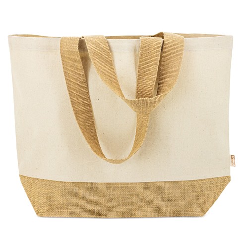 COTTON AND YUTE BAG "MISHA"