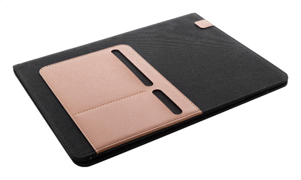 Recycled Canvas Document Folder Capudo A4 - Black