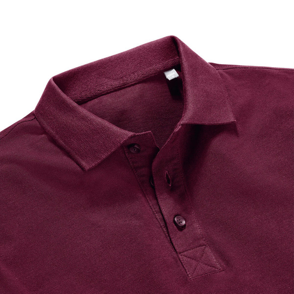 Men's Pure Organic Polo - White / L