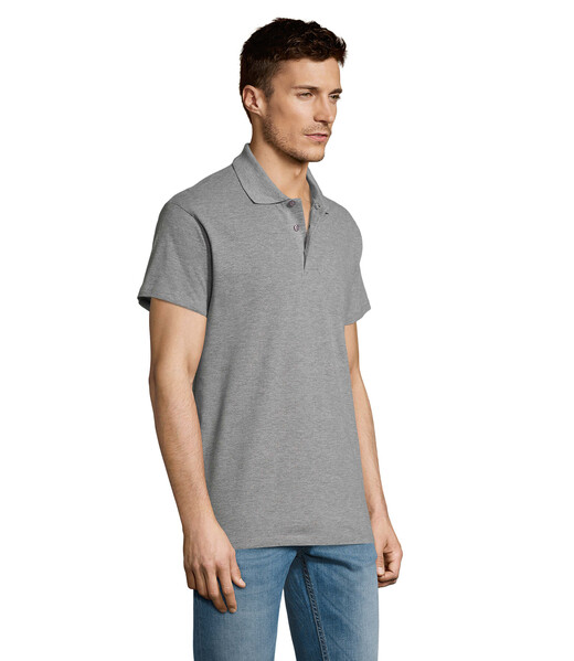 SUMMER II MEN Polo 170g - Cinzento Melange 2XL