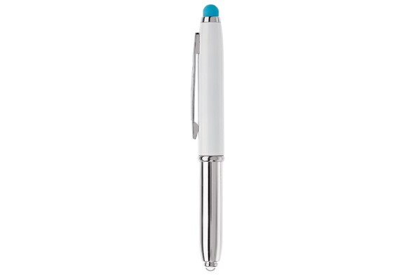 Stylus shine, with light - White / Light Blue