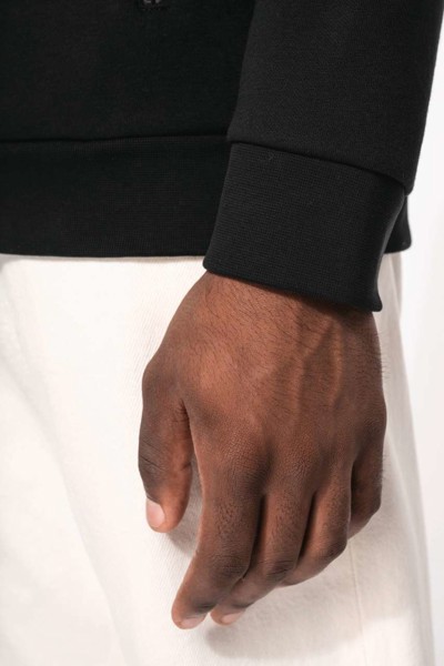 Full Zip Fleece Sweatshirt - Black / 4XL