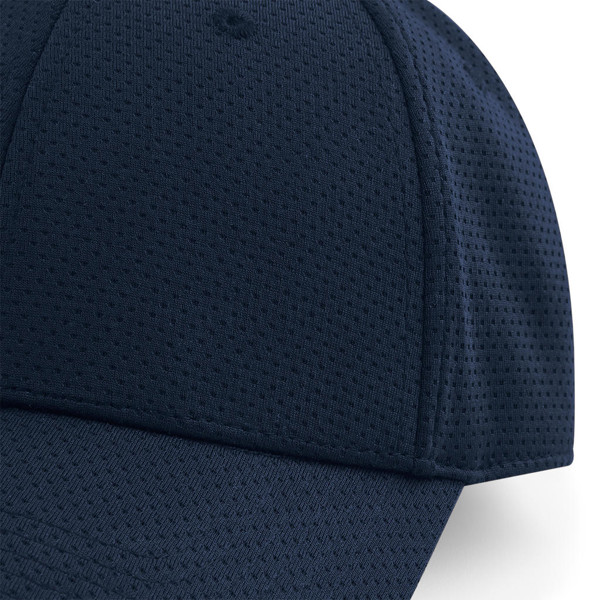 Air Mesh 6 Panel Cap - Black / ONE SIZE