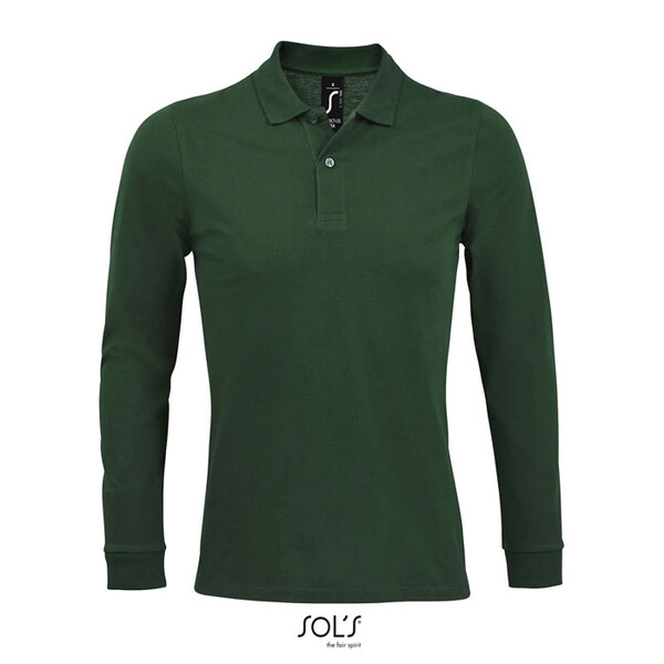 PERFECT MEN LSL POLO 180g Perfect Lsl Men - Verde Garrafa EscuroXXL