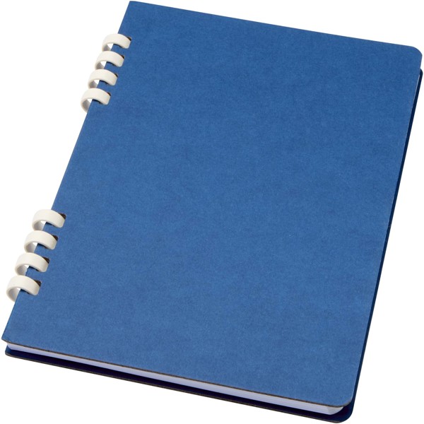 Carnet de notes à spirales Fil A5 à couverture rigide en papier recyclé RCS - Marine
