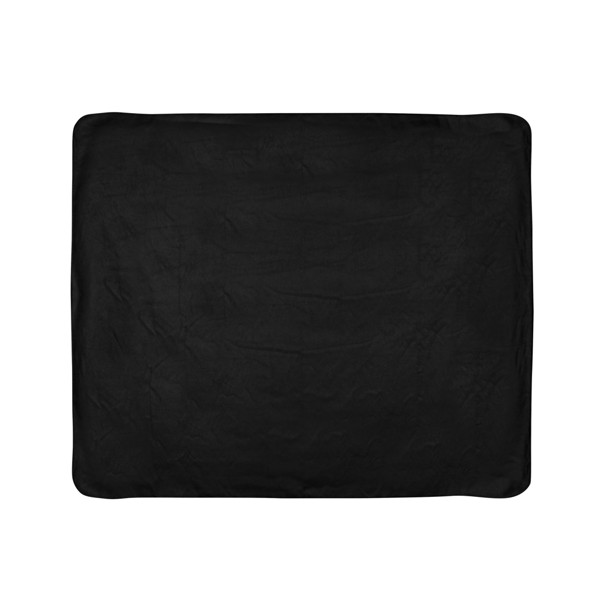 Fleece blanket in pouch - Black