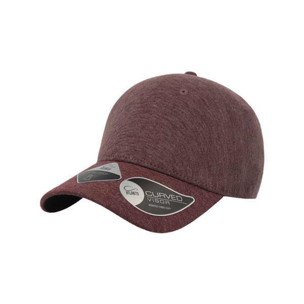 Boné Uni-Cap Piquet, 83% Poliéster/ 15%Viscose/ 2% Elastano - Bordeaux / S_M