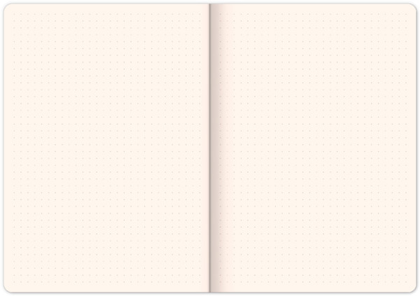 Notique Notes Vivella Classic Modrý/Bílý, Tečkovaný, 15 x 21 cm